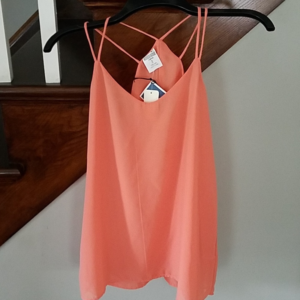 Japna SMALL NWT reversible orange tank